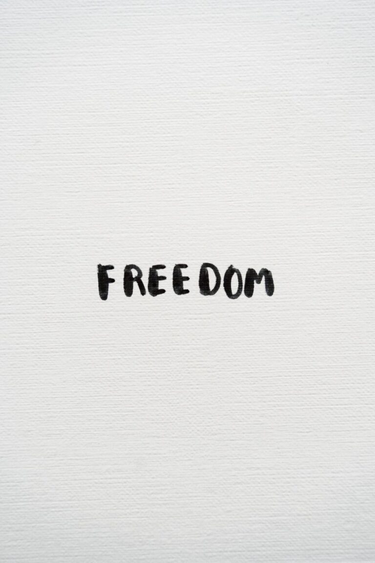 black text on white wall